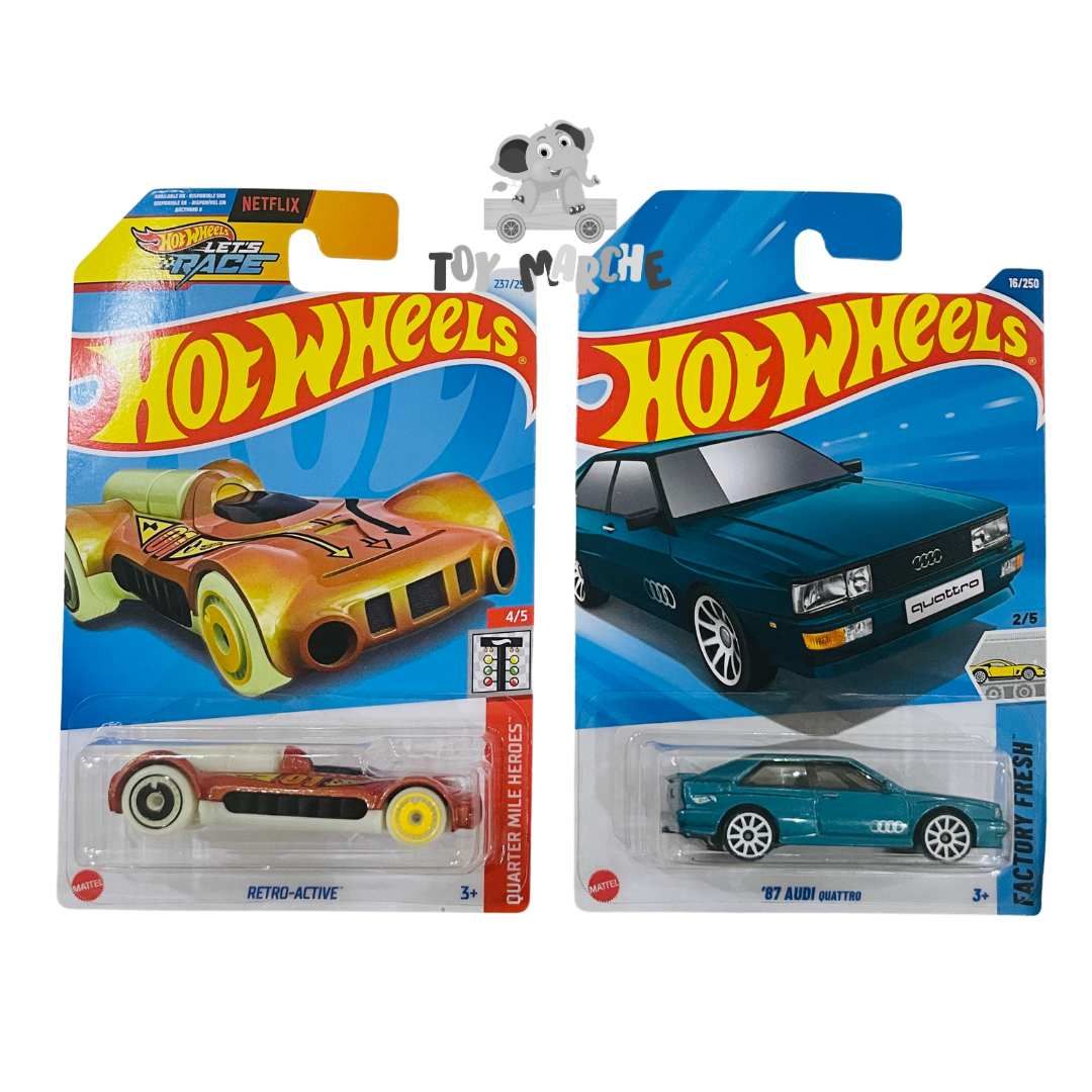 Hot Wheels Factory Fresh '87 Audi Quattro And Quarter Mile Heroes