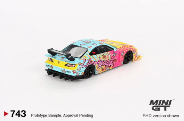 MINI GT Nissan SILVIA LBWK KUMA 3台セット Mini-GT-_743-Nissan-LB-Super-