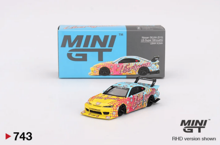 Mini GT Nissan LB-Super Silhouette S15 Silvia LBWK Kuma Mini GT Nissan LB-Super Silhouette S15 Silvia LBWK Kuma