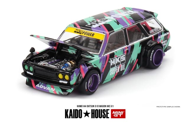 Mini GT Kaido House Datsun 510 Wagon HKS V1