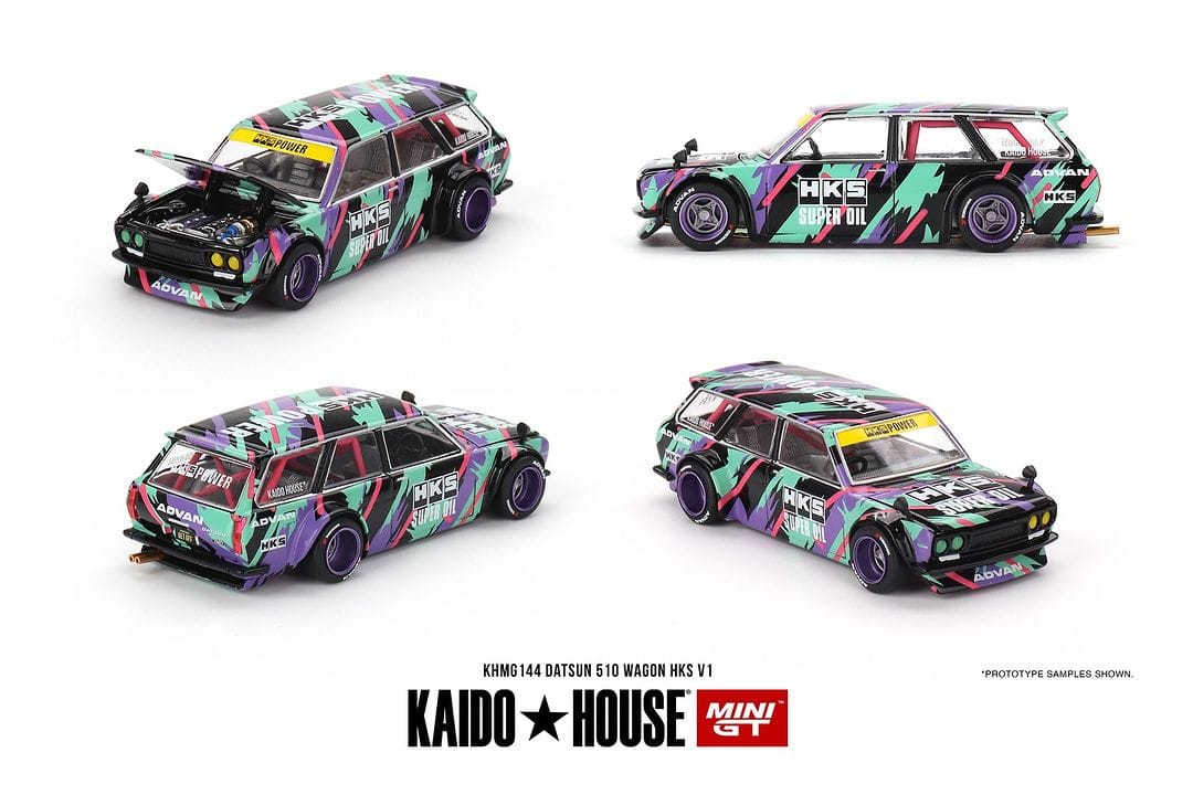 1/64 Kaido House + MINIGT Datsun KAIDO 510 Wagon FIRE V1