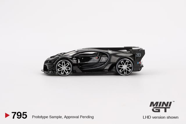 Mini GT Bugatti Vision Gran Turismo Black