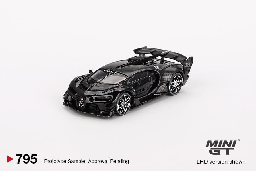 ミニカー MINI GT BUGATTI VISION GRAN TURISMO Mini GT Bugatti Vision Gran Turismo Black