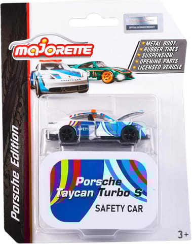 Majorette Porsche Edition Porsche Taycan Turbo S Safety Car