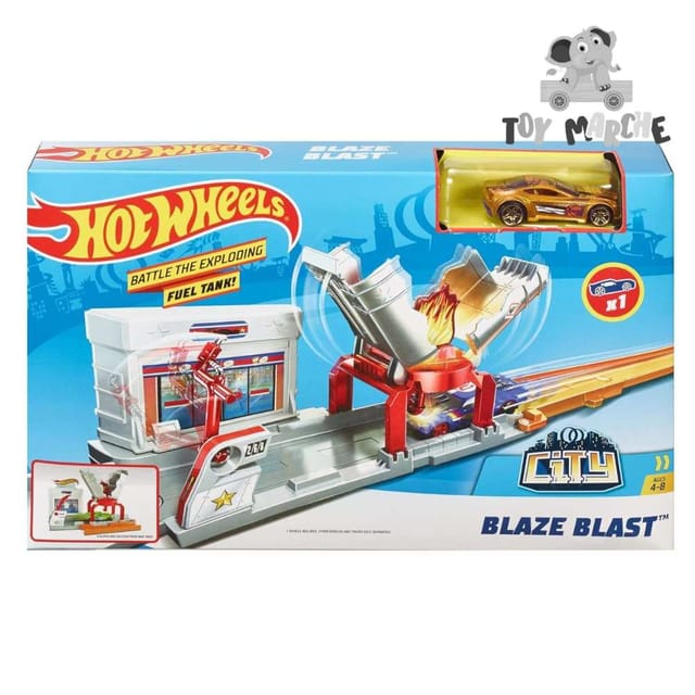 Hot Wheels City Blaze Blast Trackset