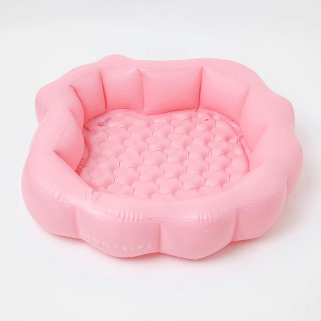 SUNNYLiFE Pink Color Inflatable Backyard Pool Ocean Treasure Rose