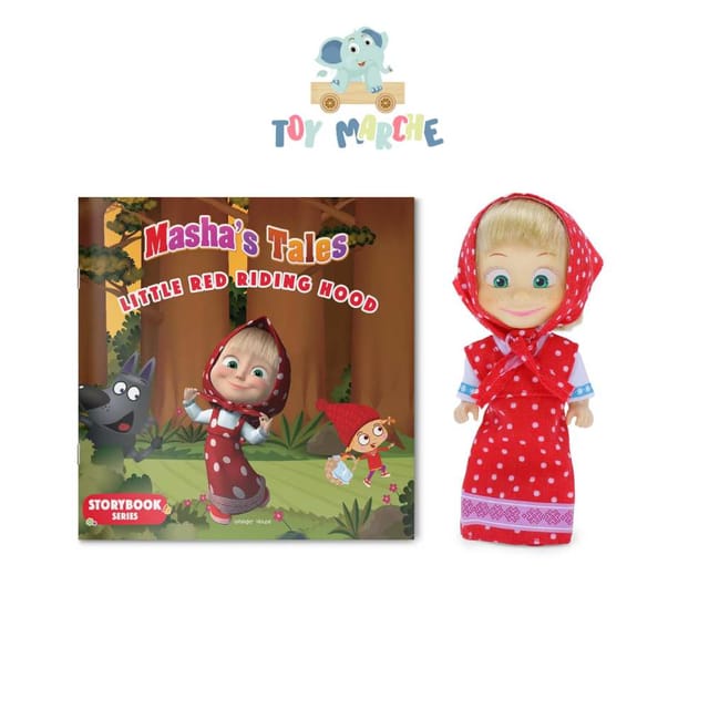 Simba Masha And The Bear Colourful Masha Doll And Masha's Tales - Little Red Riding Hood