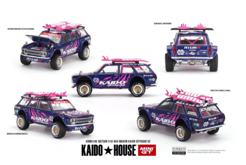 Mini GT x Kaido House #149 Datsun 510 4x4 Wagon Kaido Offroad V2