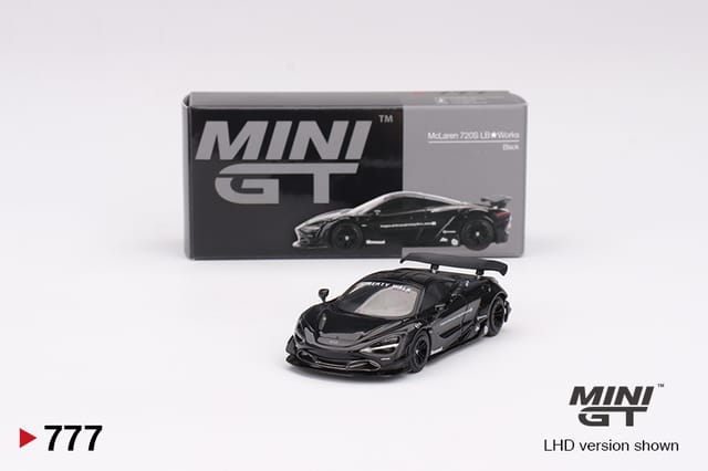 Mini GT 777 McLaren 720S LB Works Black