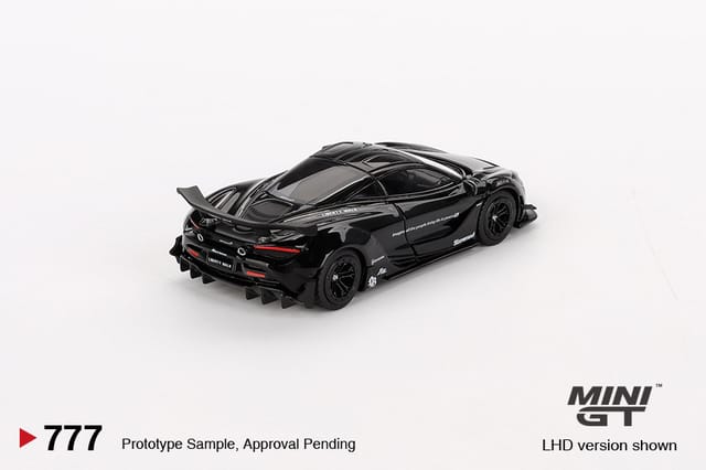 Mini GT 777 McLaren 720S LB Works Black