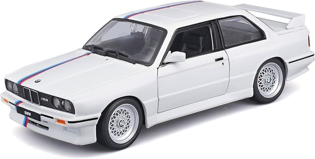 Bburago 1988 BMW 3 Series M3 White 1:24