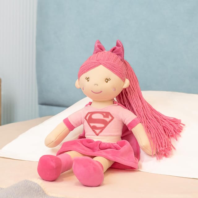 Mirada Super Girl Rag Doll - 38 cm