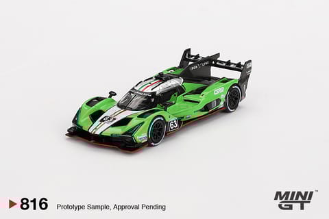 Mini GT 816 Lamborghini SC63 Iron Lynx 2024 IMSA Sebring 12 Hr