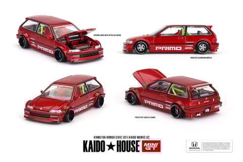 Mini GT 156 Honda Civic EF Kaido Works V2