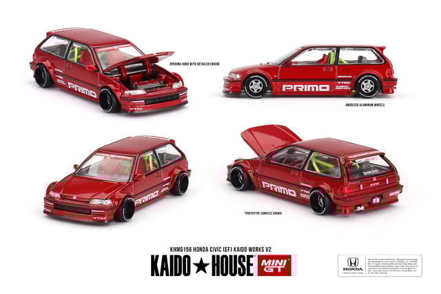 Mini GT 156 Honda Civic EF Kaido Works V2