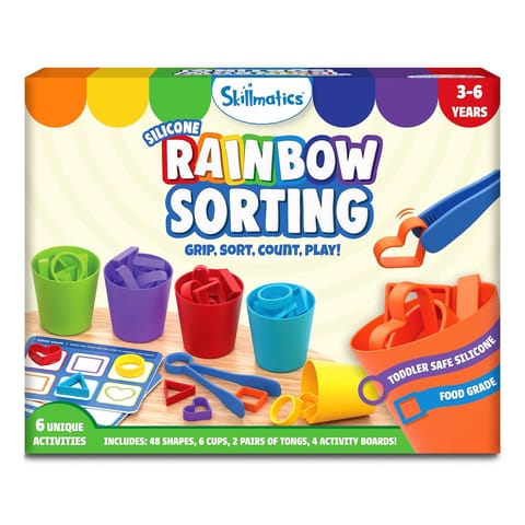 Skillmatics Silicone Rainbow Sorting