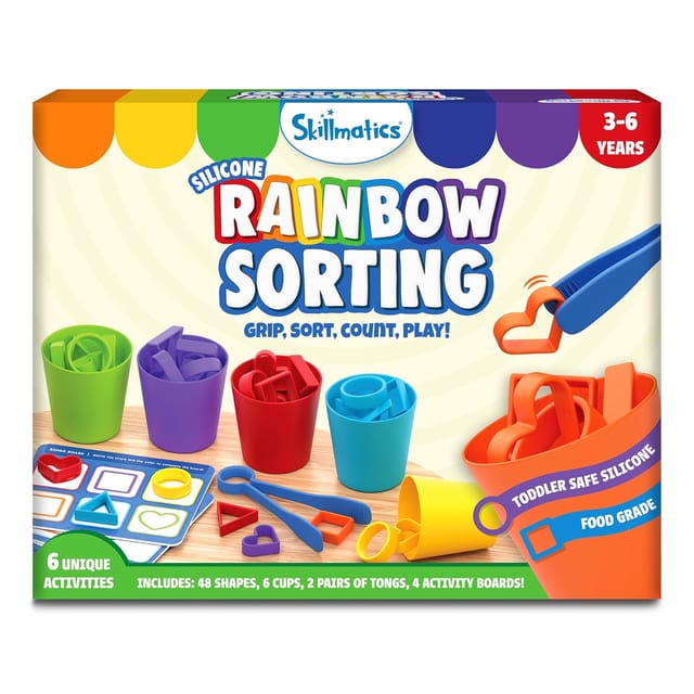 Skillmatics Silicone Rainbow Sorting