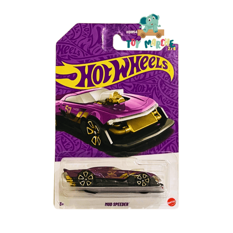 Hot Wheels 2025 57th Anniversary Pearl and Chrome - Mod Speeder