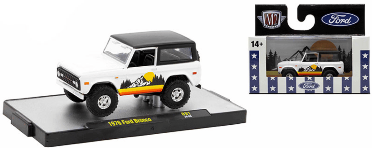 M2 Machines Diecast R91 - 1976 Ford Bronco