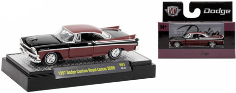 M2 Machines Diecast R91 - 1957 Dodge Custom Royal Lancer D500