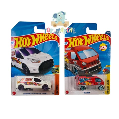 Hot Wheels Ford Transit Connect And Art Cars