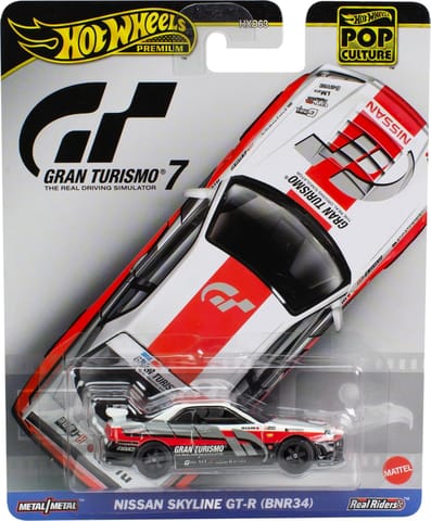 (Card Damaged/ Blister Broken) Hot Wheels Pop Culture Nissan Skyline GT-R BNR34