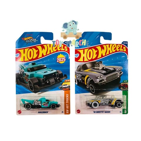 Hot Wheels '62 Corvette Gasser And Haulerback