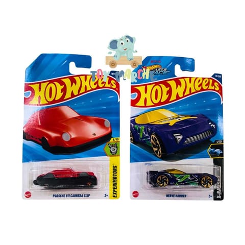 Hot Wheels Nerve Hammer And Porsche 911 Carrera Clip