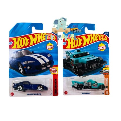 Hot Wheels '96 Dodge Viper GTS And Haulerback