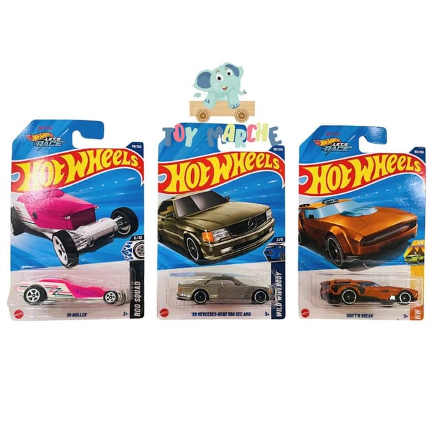 Hot Wheels Drift'n Break, '89 Mercedes-Benz 560 SEC AMG And Hi-Roller