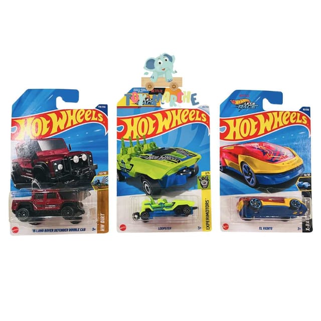 Hot Wheels '15 Land Rover Defender Double Cab, Loopster, El Viento