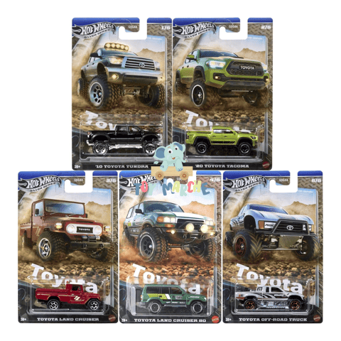 Hot Wheels Silver Series Toyota - Set of 5