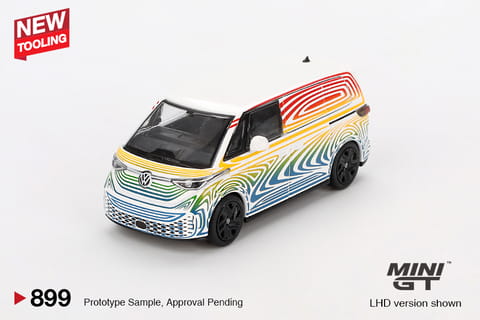 Mini GT Volkswagen ID Buzz Prototype Rainbow