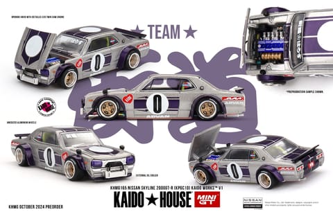 Mini GT Kaido House 165 - Nissan Skyline GTR KPGC10 Kaido Works V1
