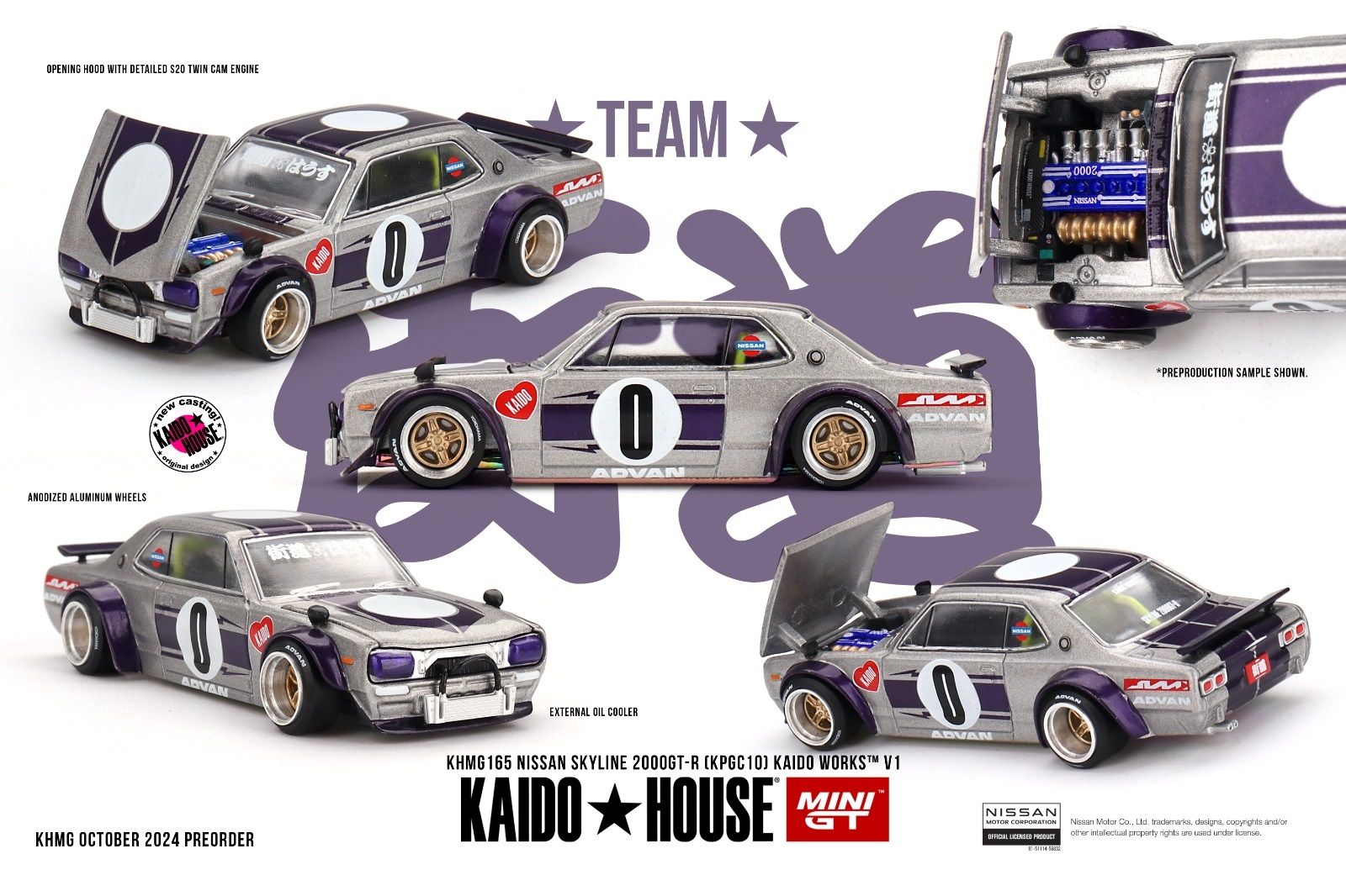 SKYLINE【et056201KPGC10専用】 Mini GT Kaido House 165 - Nissan Skyline GTR KPGC10 Kaido