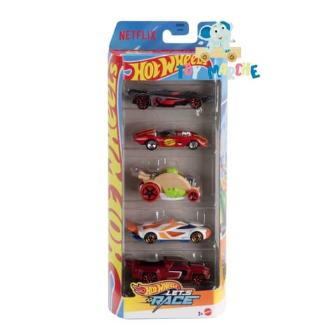 Hot Wheels 5 Car Pack - Let's Race