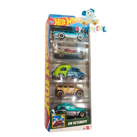 Hot Wheels 5 Car Pack - HW Getaways