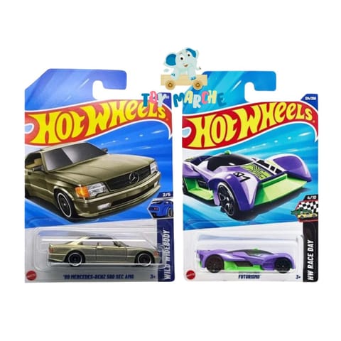 Hot Wheels '89 Mercedes-Benz 560 SEC AMG And Futurismo