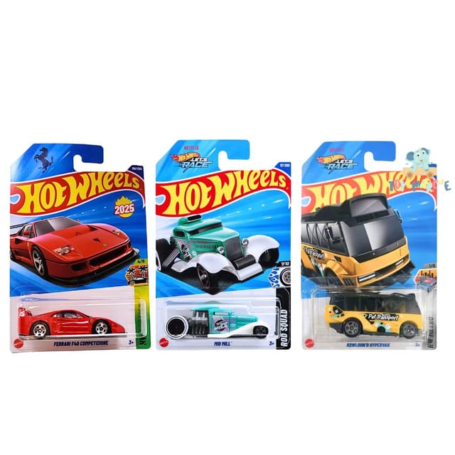 Hot Wheels Ferrari F40 Competizione, Mid Mill And Kowloon'D