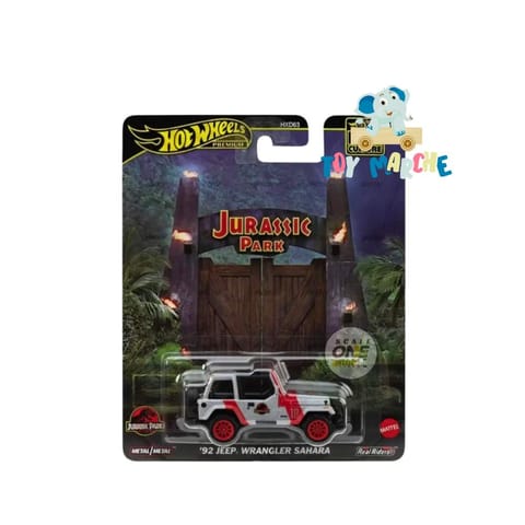 Hot Wheels Pop Culture Jurassic Park '92 Jeep Wrangler Sahara