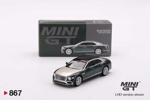Mini GT 867 Bentley Flying Spur White Sand Verdant