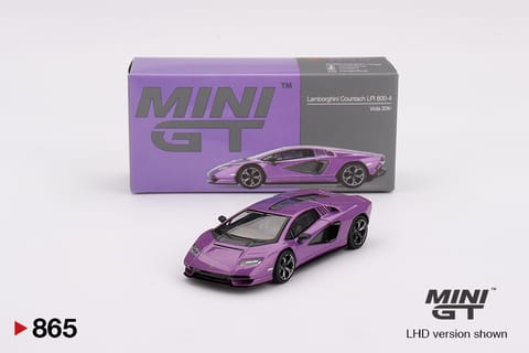 Mini GT 865 Lamborghini Countach LPI 800-4 Viola 30th