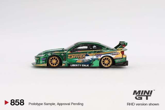 Mini GT 858 Nissan LB-Super Silhouette S15 SILVIA LBWK 2024 Fausto