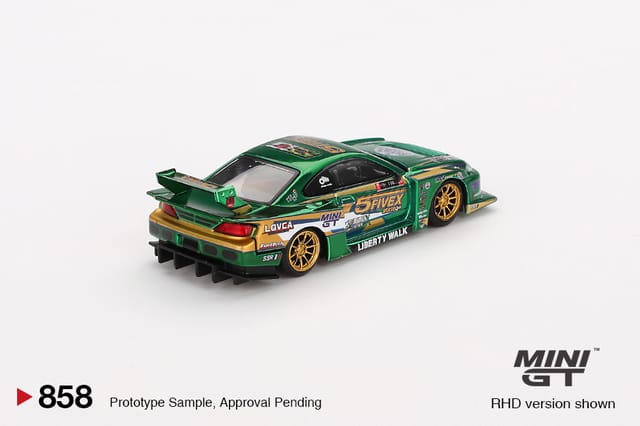 Mini GT 858 Nissan LB-Super Silhouette S15 SILVIA LBWK 2024 Fausto