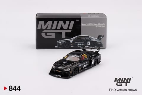 Mini GT 844 Nissan LB-ER34 Super Silhouette Skyline Black