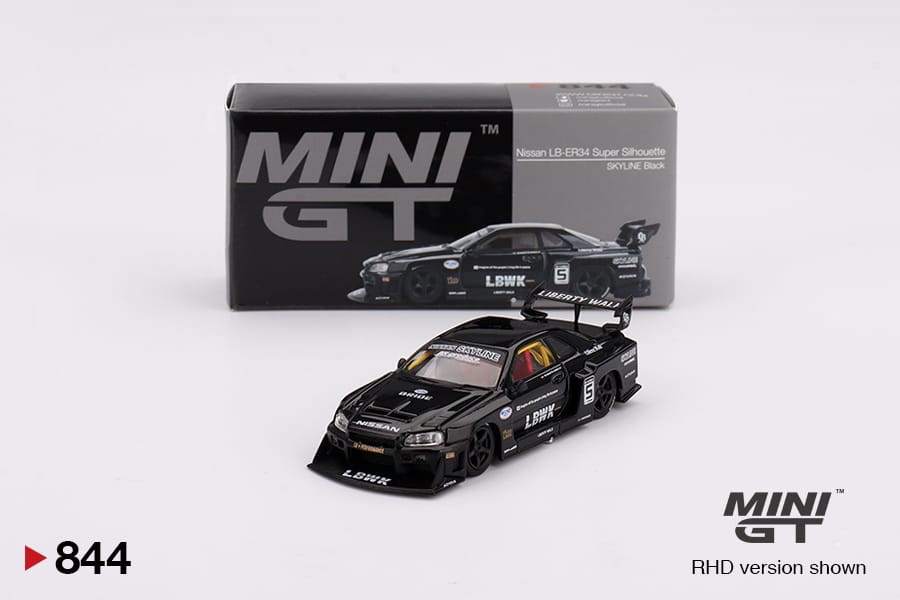 ミニカー Mini gt Nissan LB-ER34 super silhouette image_486f3a94-2645-408a-8ee5-