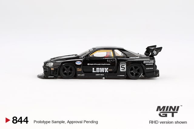 Mini GT NISSAN LB-ER34 ブラジルリミテッド Brazil Exclusive Mini GT 1:64 Nissan LB-ER34 Super