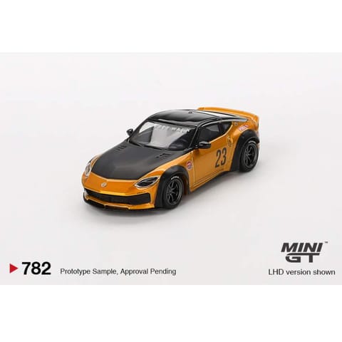 Mini GT 782 Nissan Z LB NATION WORKS LB Gold