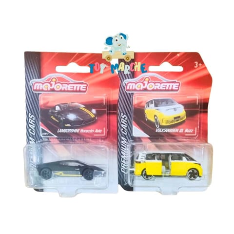 Majorette Premium Cars Lamborghini Huracan Avio And Volkswagen ID Buzz