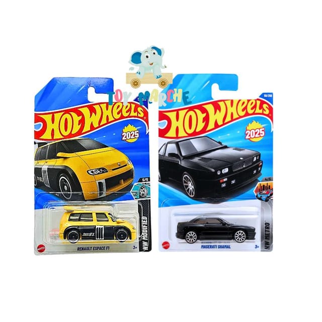Hot Wheels Maserati Shamal And Renault Espace F1